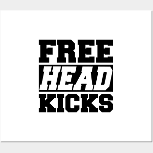 Muay Thai - Free head kicks Posters and Art